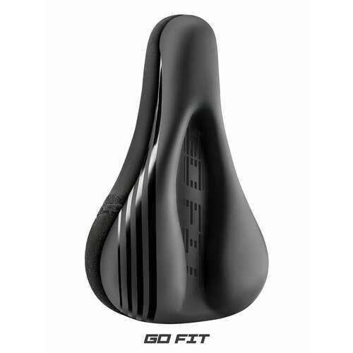Накладка на вело седло GO FIT Active, спортивная универсальная для велосипеда, черный