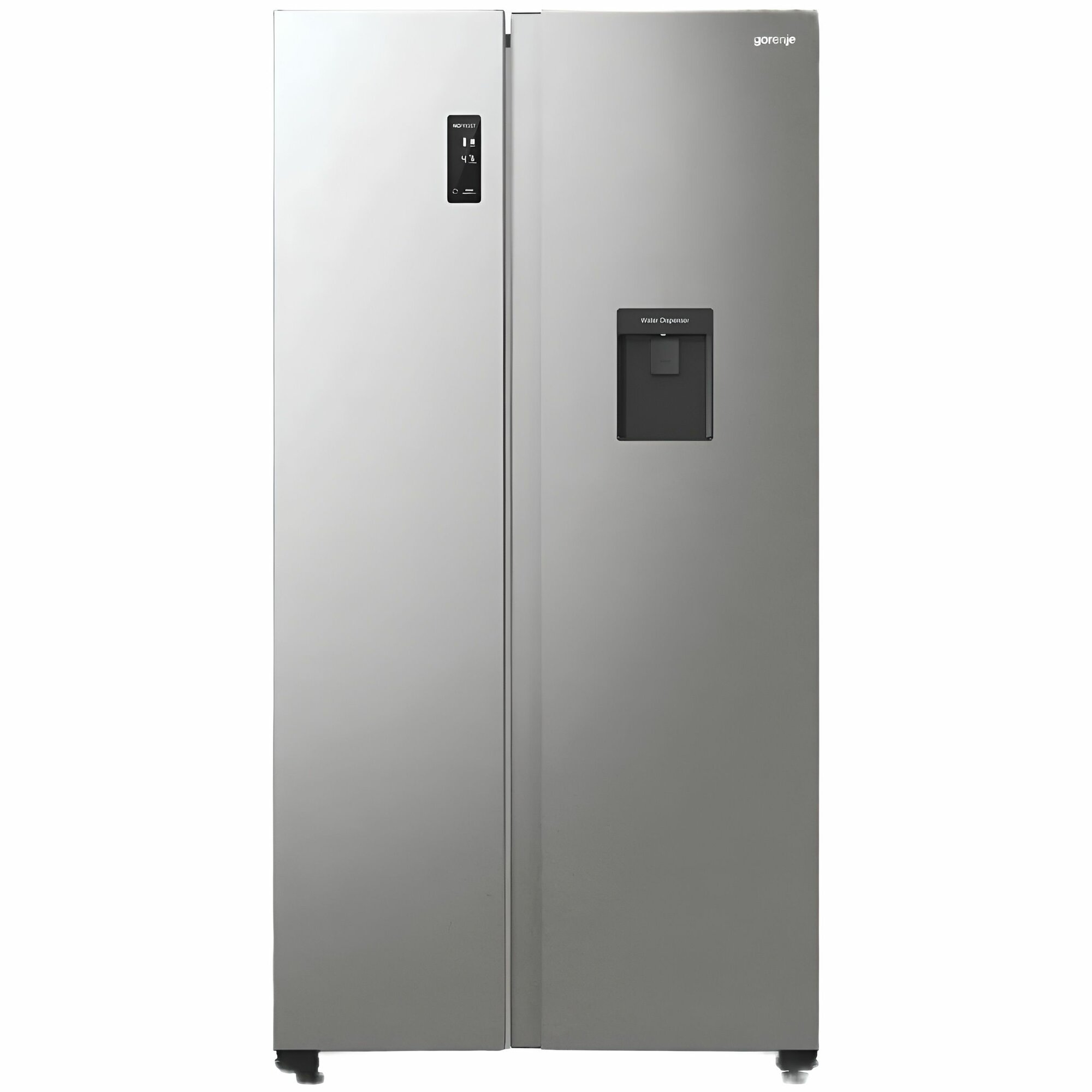 Холодильник двухкамерный Gorenje NRR9185EAXLWD Side by Side, инверторный серебристый