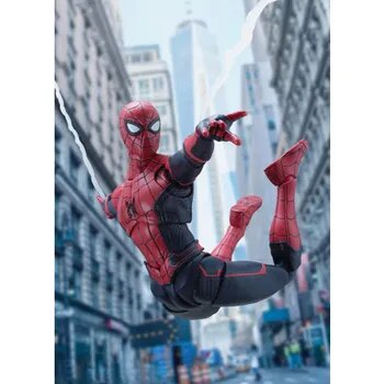 Фигурка Человека-паука Marvel SPIDER-MAN Улучшенный костюм вдали от дома 15 см-