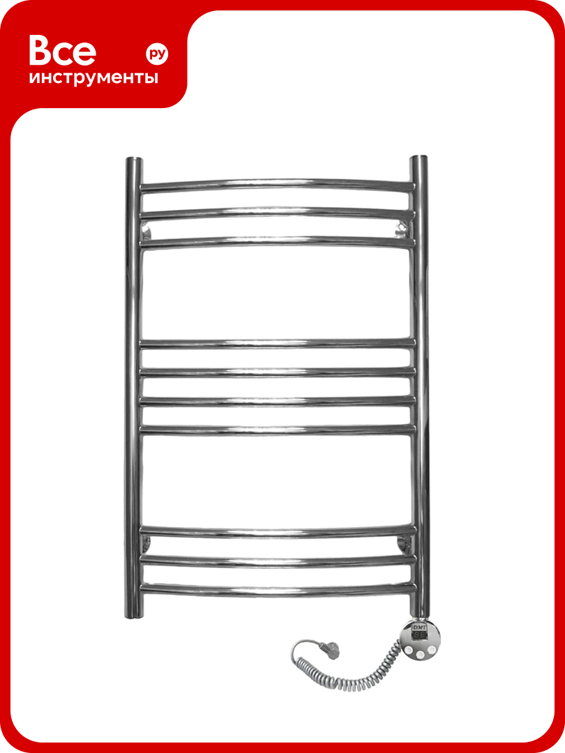 Электрический полотенцесушитель Domoterm Калипсо П10 тэн справа 500х800 мм ER