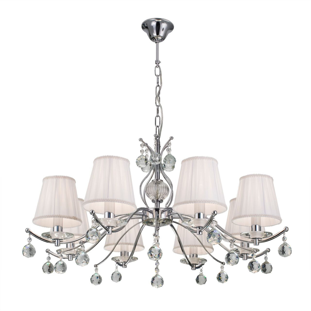 Яндекс. Маркет ADV Citilux Люстра подвесная CL438181 хром/белый Шелли Citilux