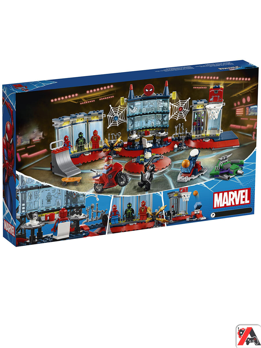 Конструктор Марвел Нападение на мастерскую паука — фото 1