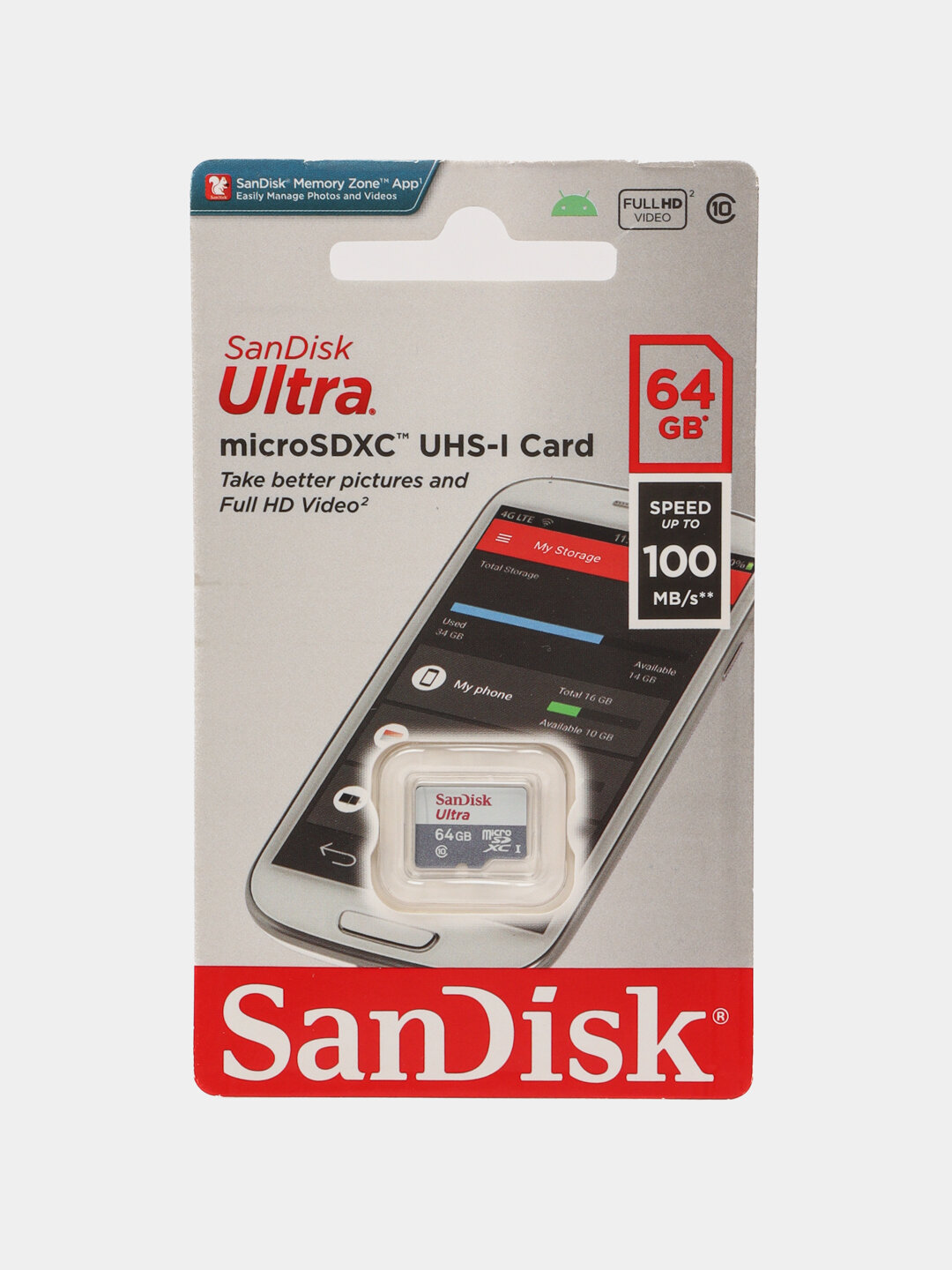 Адаптер для флеш-накопителя Sandisk 64 ГБ для видеорегистратора — фото 1