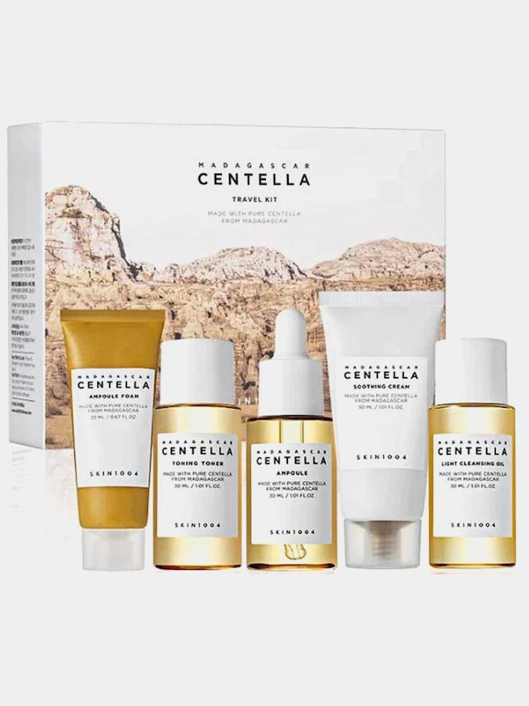 Набор SKIN1004 Madagascar Centella, 5 миниатюр, для путешествий — фото 1