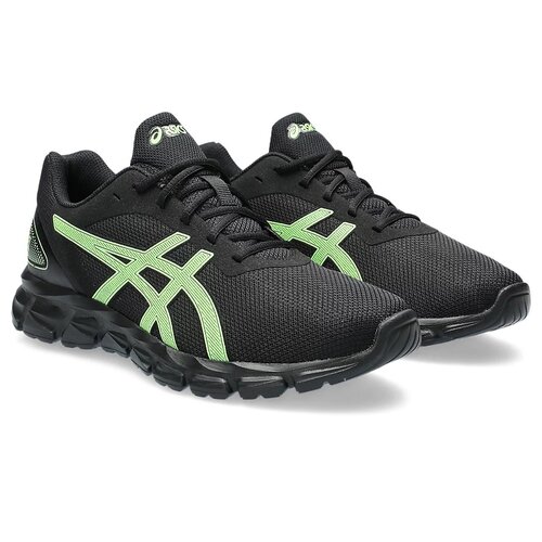 Кроссовки ASICS, размер 12 US, черный, зеленый