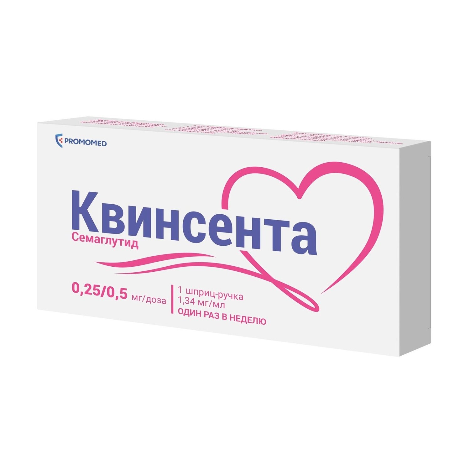 Квинсента р-р для п/к введ., 0.25 мг+0.50 мг