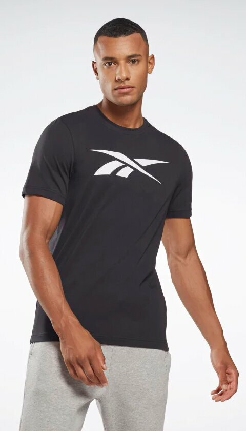 Футболка Reebok GS VECTOR TEE, размер XS, черный