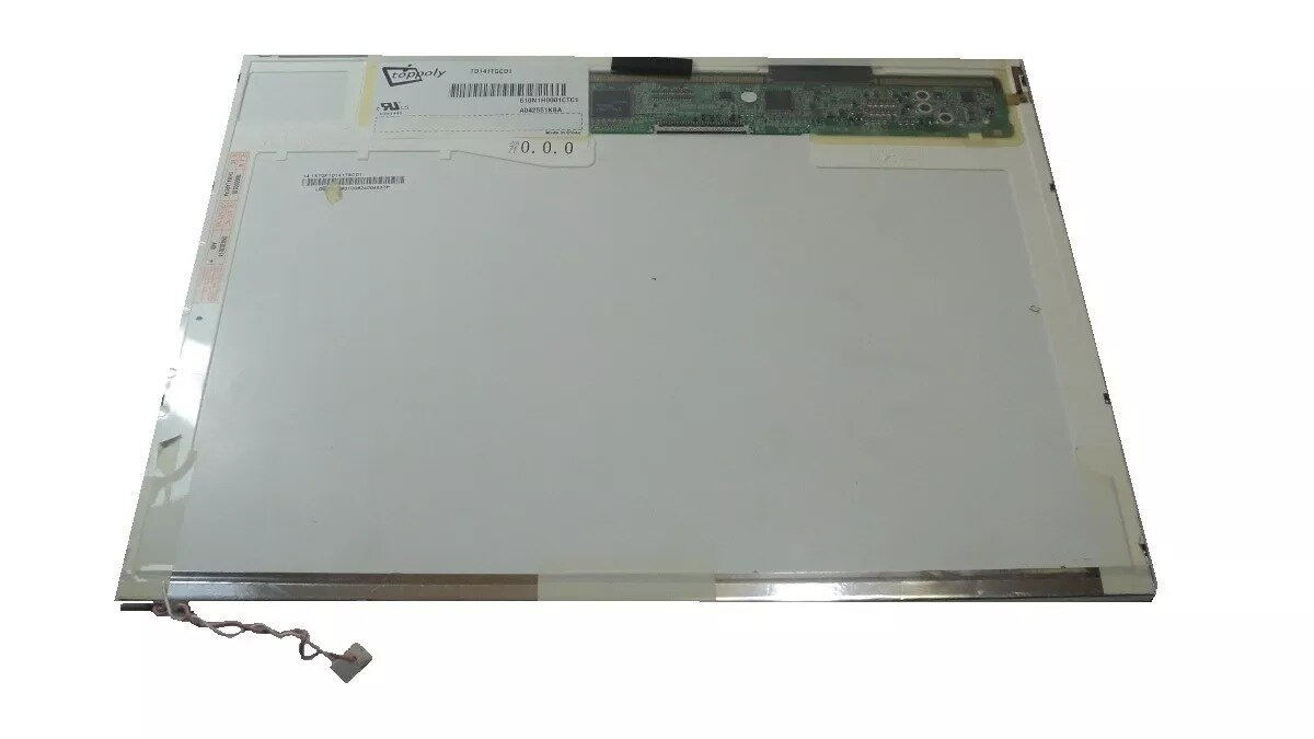 Матрица (экран) для ноутбука 14,1" 30pin 1CCFL 1024x768 Matte [TD141TGCD1] (Б/У)