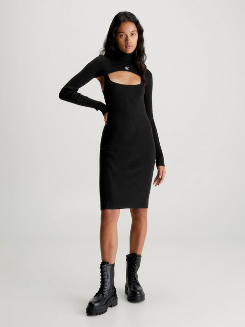 Платье Calvin Klein Jeans, размер L, черный