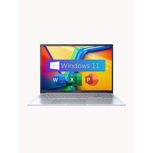Ноутбук 156 ASUS Vivobook Core i3 1215URAM 16ГбSSD 512Гб IPSWindows 11 Pro Office 2021Русская раскладка 91070₽