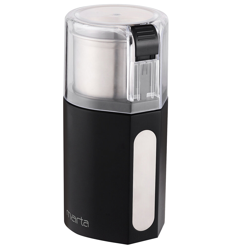 фото Кофемолка MARTA MT-CG2181A черный жемчуг