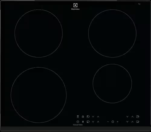 Встраиваемая варочная панель Electrolux Индукционная на 4 конфорки cтеклокерамика мощность: 7350 Вт независимая установка размеры (ШхГ): 59x52 см