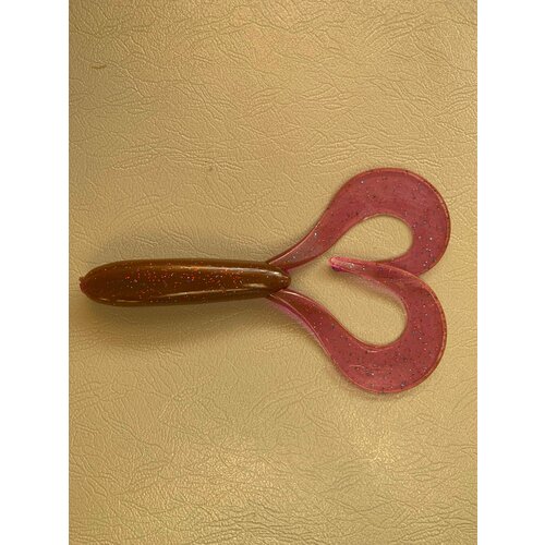 Мягкая силиконовая приманка Лягушка (Pike Frog Ширасу), цвет Лох (Pink Lox), вес 50 гр, уп. 1 шт.