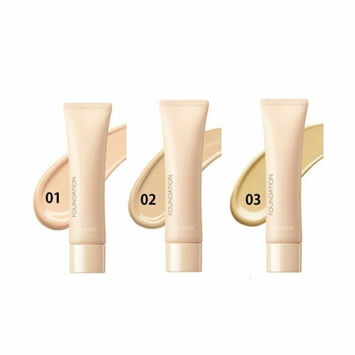 Тональная основа The Saem Saemmul Airy Cotton Foundation 01 Light Beige 30мл - фото №13