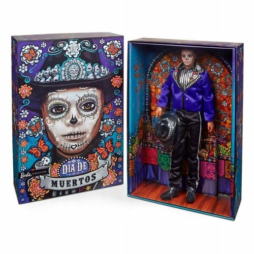 Кукла Barbie Dia De Muertos 2023 (День мертвых кукол)-HJX15 кукла барби коллекционная серии диа де муэртос 2022 день мертвых barbie dia de muertos