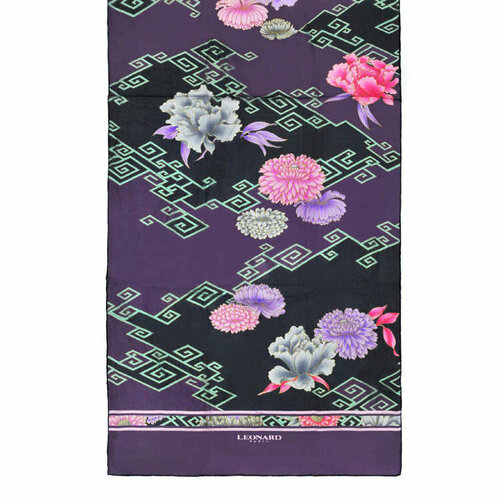 Палантин Leonard, 180х180 см, черный