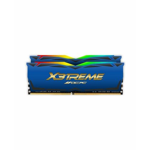 Память оперативная DDR4 OCPC X3 RGB 32Gb (16Gbx2), 3600Mhz, (MMX3A2K32GD436C18BU) оперативная память ddr4 ocpc xt ii 32gb 16gbx2 3200mhz cl16 black mmx2k32gd432c16