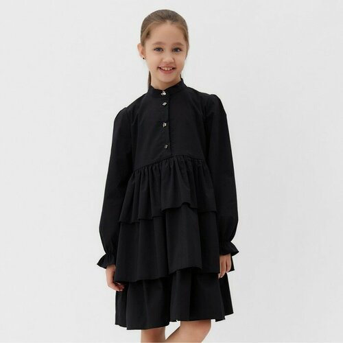 Платье Minaku, размер 122, черный платье minaku размер 122 черный