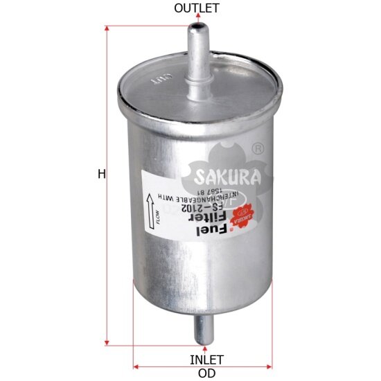Фильтр топливный Sakura FS2102