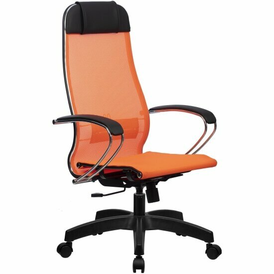 Кресло руководителя Метта -12(MPRU)/подл.131/осн.001 (Оранжевый)