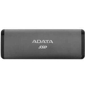 Твердотельный диск 512GB A-DATA SE760, External, USB 3.2 Type-C, [R/W -1000/- MB/s] 3D-NAND, титановый серый