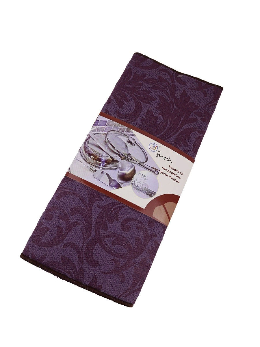 фото Коврик для сушки посуды из микрофибры размер 50*38см, бежевый