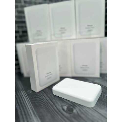 Магнитный аккумулятор Power bank Battery Pack MagSafe 5000 mAh nyork magsafe power bank model pb502