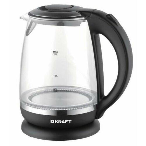 Чайник Kraft KF-KG2018BL 2200Вт стекло 243700₽