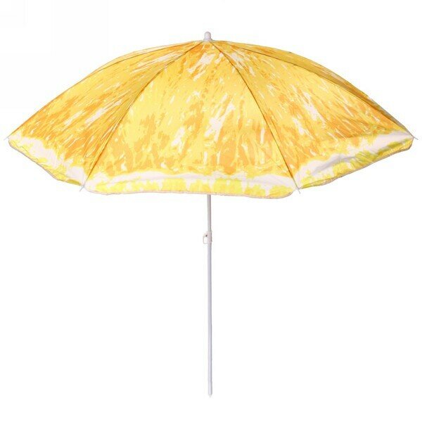 Зонт пляжный D=170см, h-190см «Лимон» ДоброСад