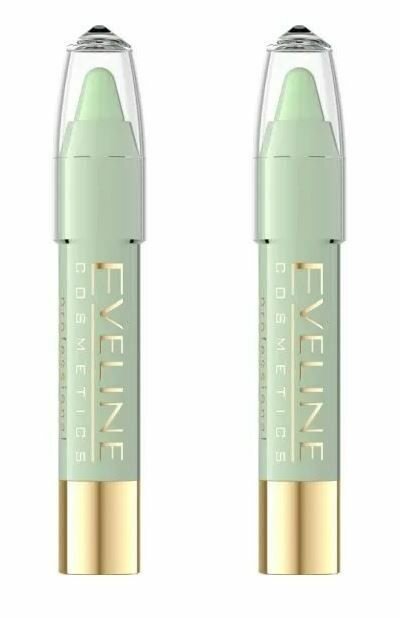 Eveline Cosmetics Корректирующий карандаш Art Professional Make-up Тон 4 Green, 2 шт