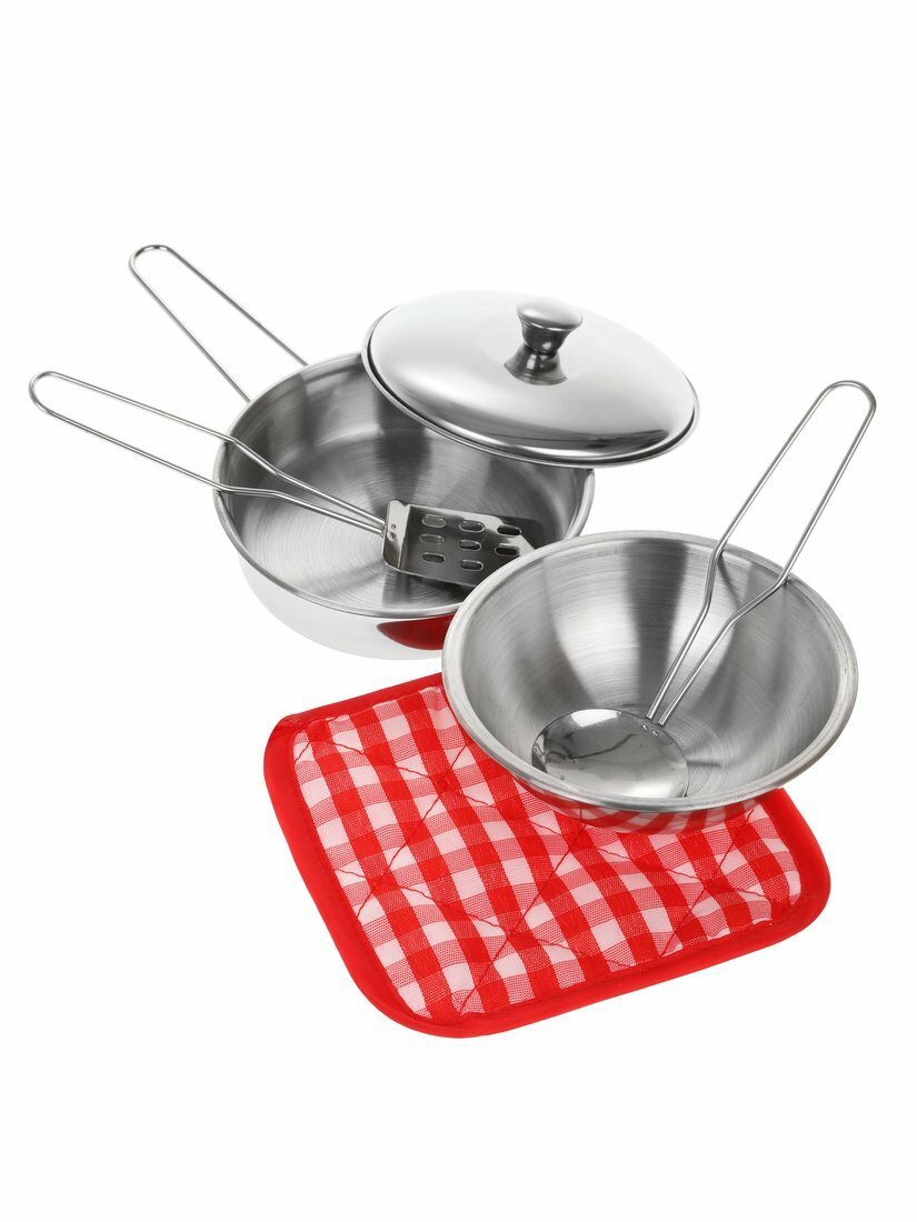 Набор посуды Shantou Gepai 5 предметов металл - фото №2