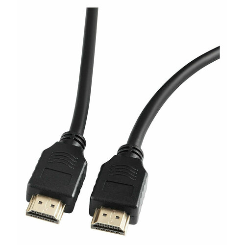 Кабель аудио-видео Ultra HD, HDMI (m) - HDMI (m) , ver 2.1, 2м, GOLD, черный