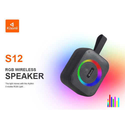 Портативный беспроводной сабвуферRGB подсветкаs12 190000₽