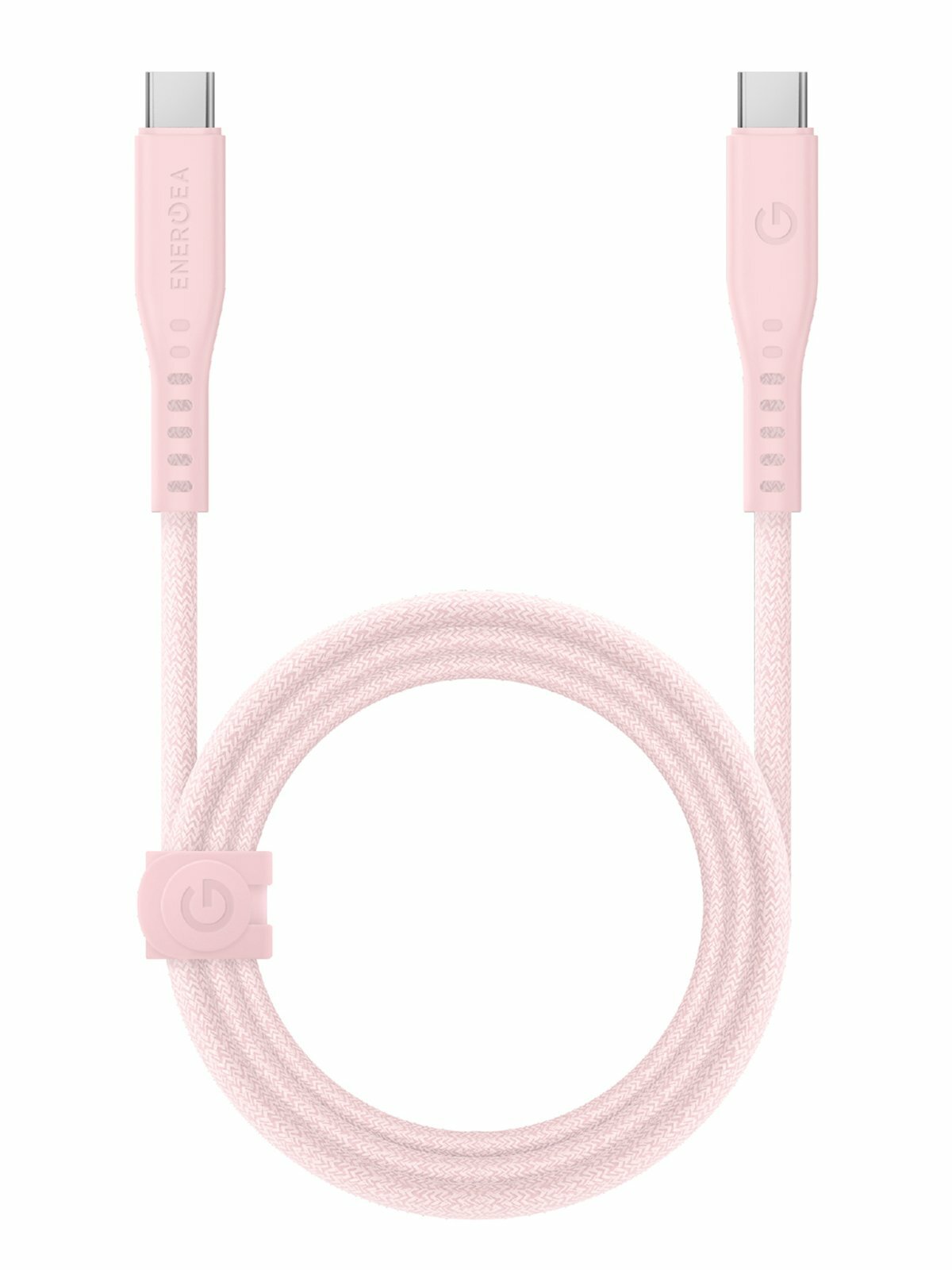 Кабель EnergEA FLOW USB-C to USB-C PD240W 5A Pink 1.5 метра (CBL-FLCC-PNK150M)