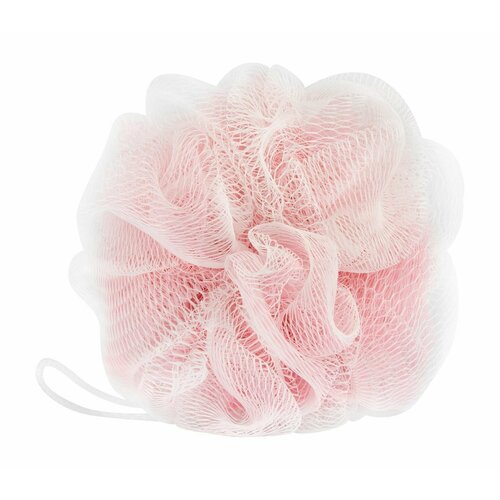 Мочалка для тела Morning, babe Мочалка-шар Бело-розовая