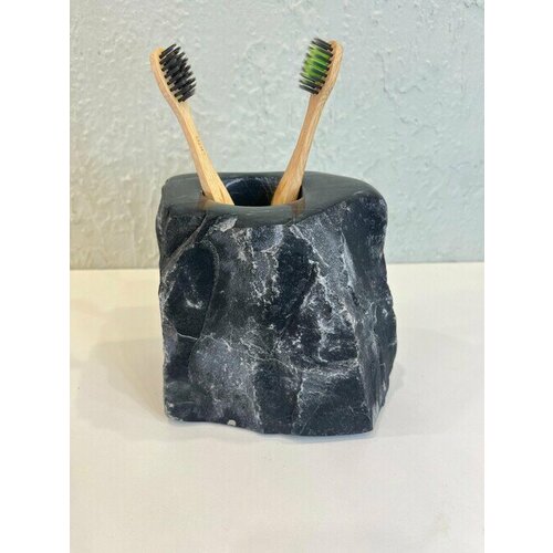 Стаканчик для зубных щеток из натурального камня