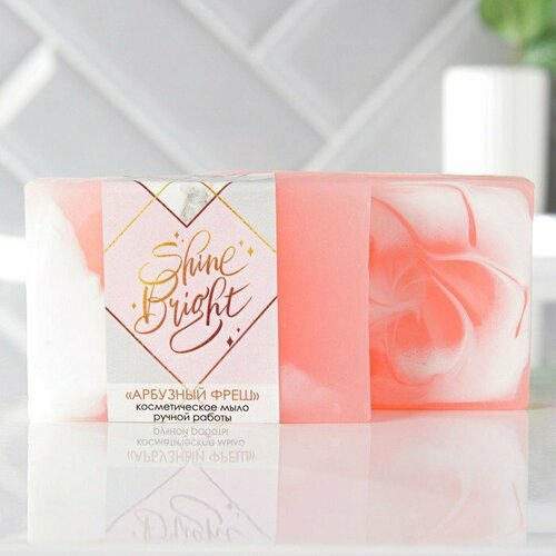 мыло для рук shine bright 100 г аромат арбуз beauty fox комплект из 9 шт Мыло для рук Shine Bright, 100 г, аромат арбуза, BEAUTY FOX (комплект из 8 шт)