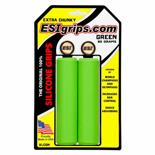 Грипсы ESI Extra Chunky (Зеленый) грипсы esi chunky silicon черные