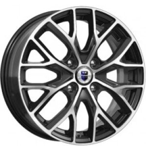 Диск колесный K&K Лилиом 6x16/4x100 D60.1 ET37 Алмаз черный