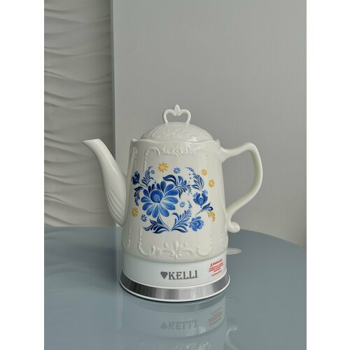 Чайник Kelli KL-1481 Объём 18л Мощность 2400Вт Цветы 3297₽