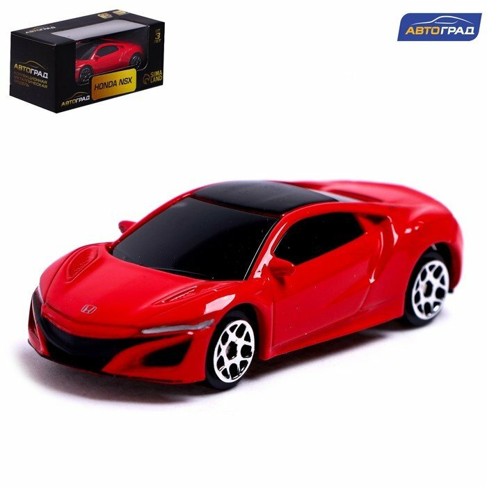 Машина металлическая HONDA NSX, 1:64, цвет красный (комплект из 7 шт)