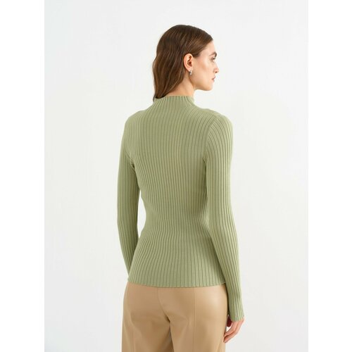 Водолазка CONSO WEAR, размер 44, зеленый