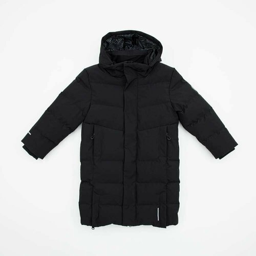Куртка КОТОФЕЙ, размер 128, черный