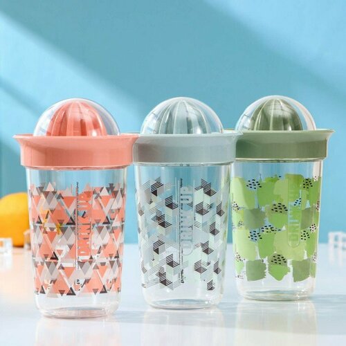 Соковыжималка для цитрусовых ручная Сомбреро 600 мл 111119 см тритан цвет микс комплект из 4 шт 60300₽