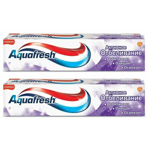 Aquafresh Зубная паста Активное отбеливание, 100 мл, 2 шт