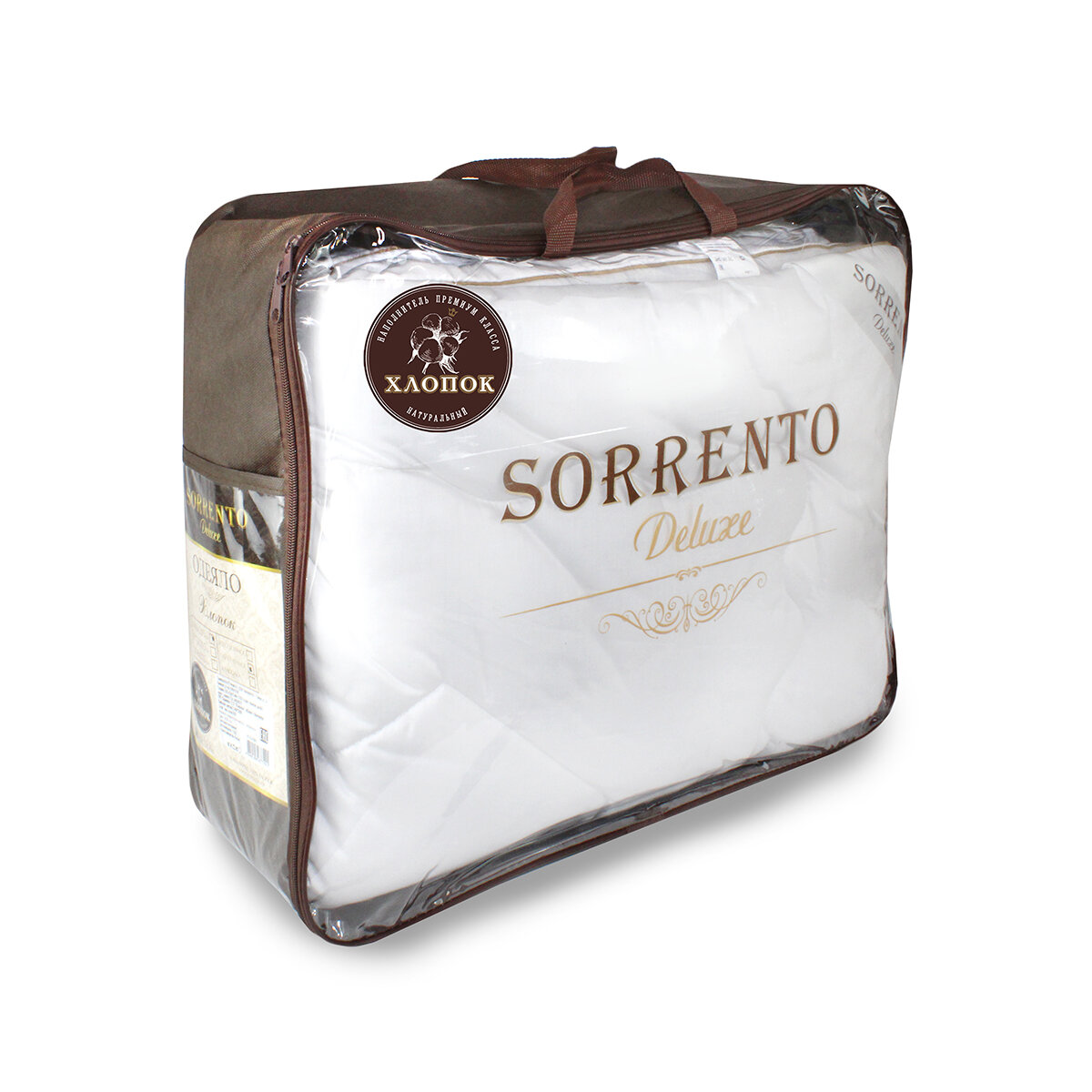 ПП Одеяло 2.0 "Хлопок" облегч Sorrento Deluxe сатин 172*205 - фотография № 9