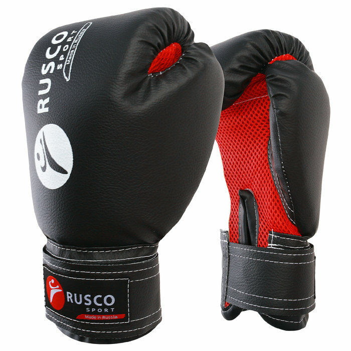 Перчатки боксёрские RuscoSport, 8 унций, цвет микс