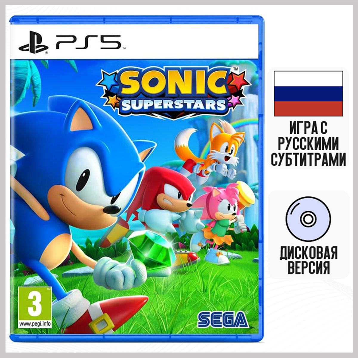 Игра Sonic Superstars (PS5, русские субтитры)