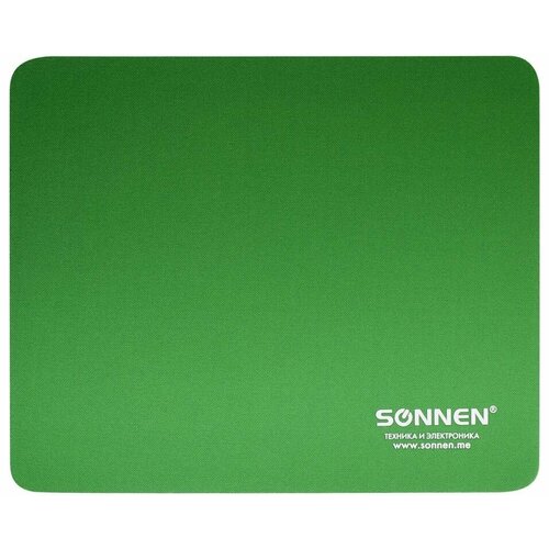 Коврик для мыши Sonnen Green резина+ткань 22*18*0.3см х2