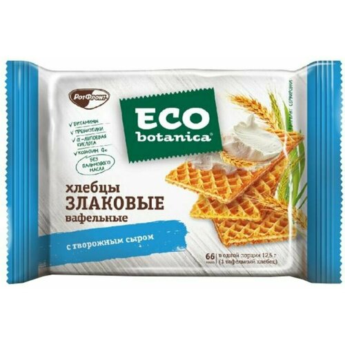 Хлебцы Eco botanica вафельные с творожным сыром 75г х1шт